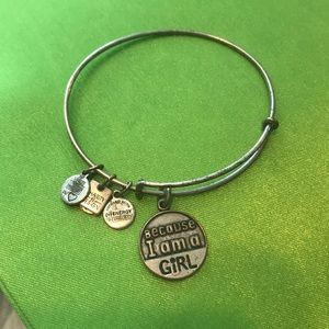 ALEX AND ANI “BECAUSE I AM A GIRL” SILVER BRACELET